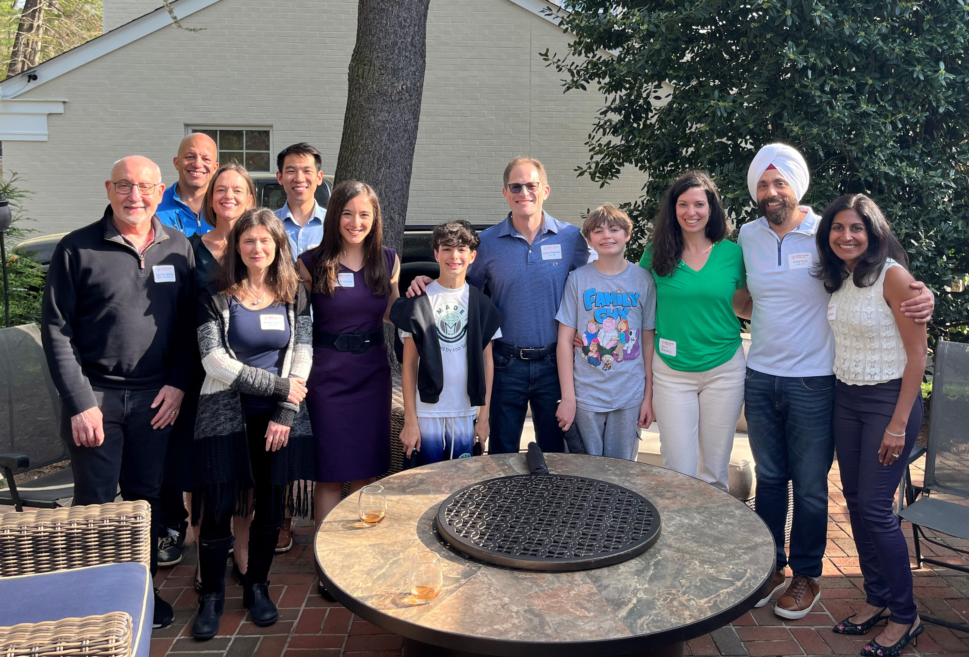 Ameet Singh with accepted students