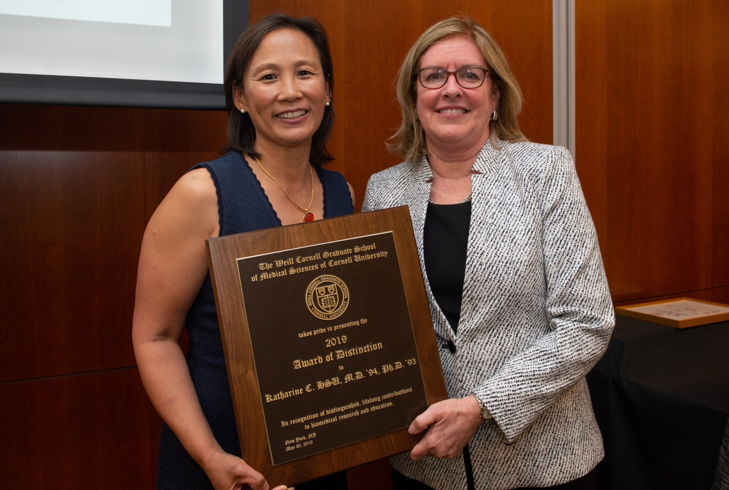 Dr. Katharine Hsu and Dr. Barbara Hempstead