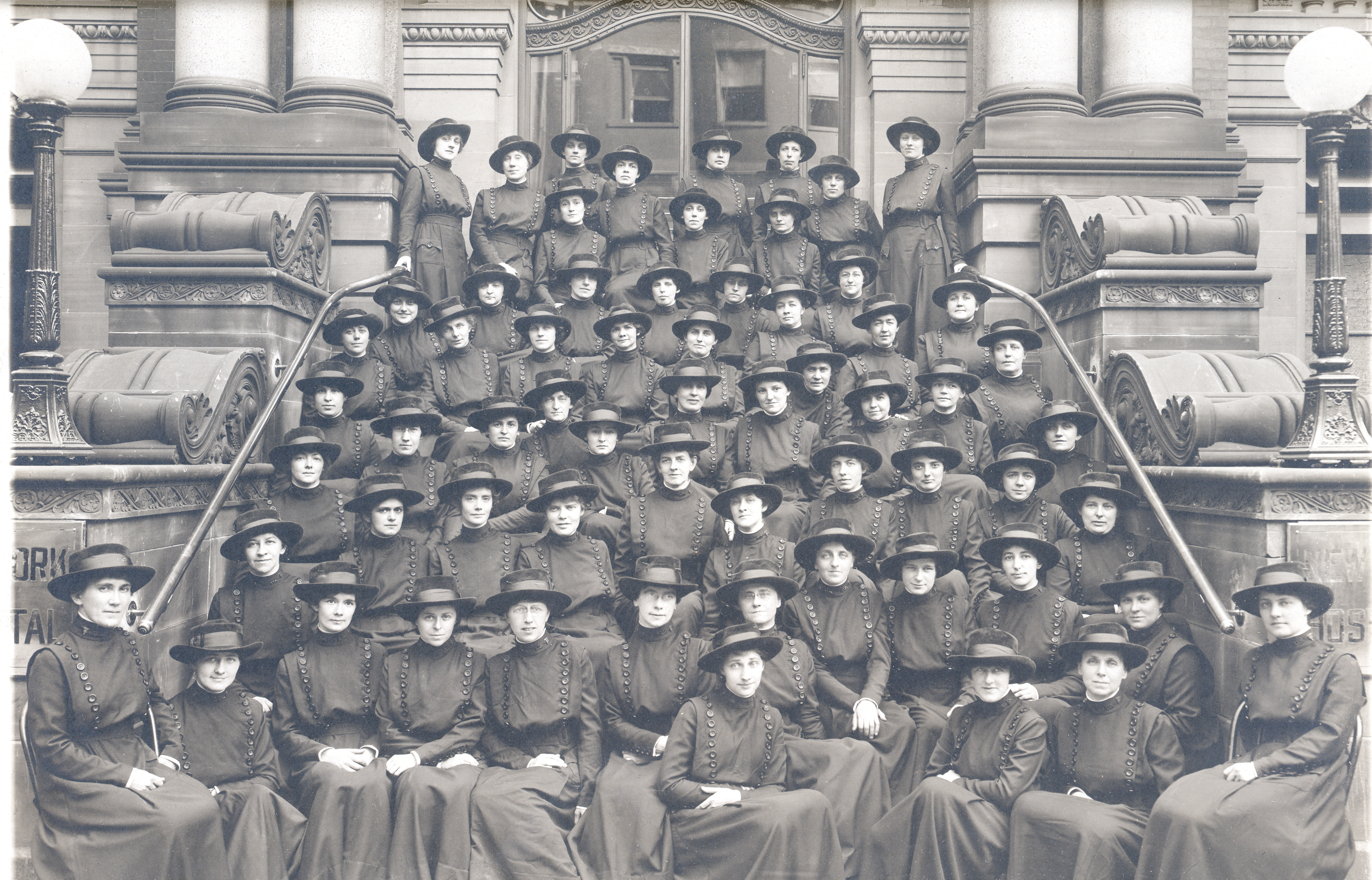 nurses at base hospital No. 9.