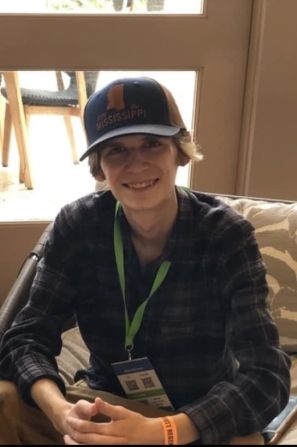 A man sitting in a chair