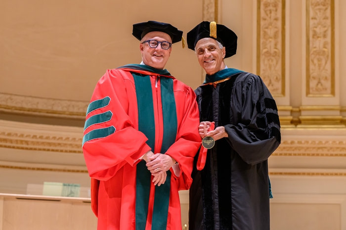 Dr. Souweidane with Dean Harrington