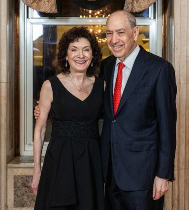 Dr. Cohen with his wife, Libby