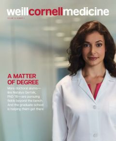 Weill Cornell Medicine magazine cover